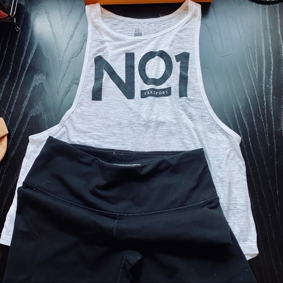 Victoria Sport Leggings and Tank Top Workout Set S - Picture 1 of 8